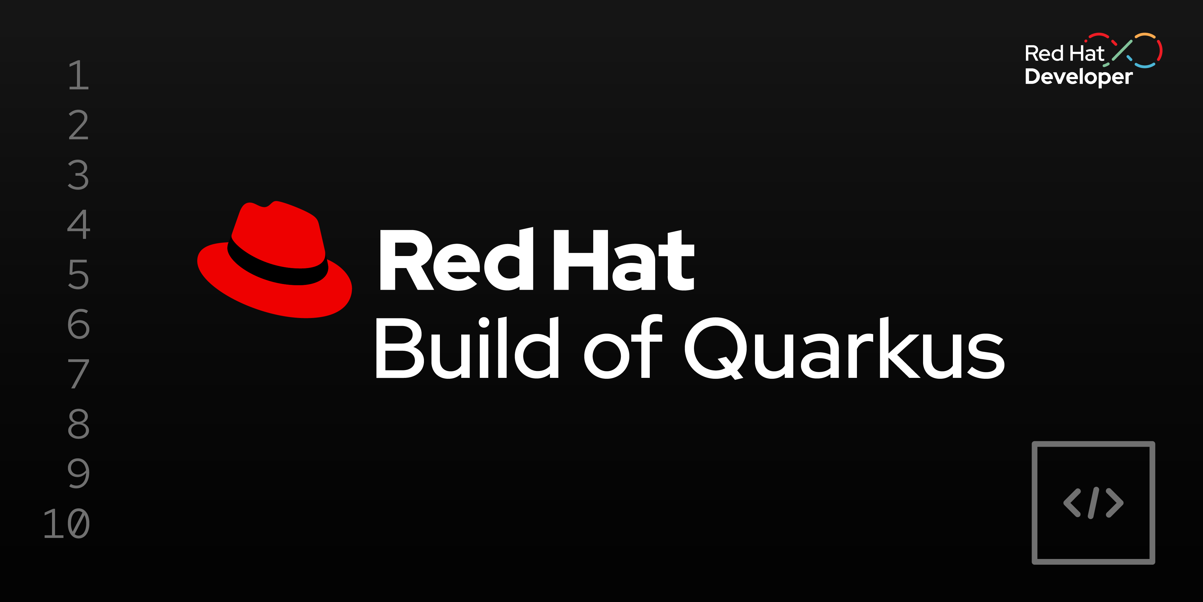Featured image for Red Hat build of Quarkus.
